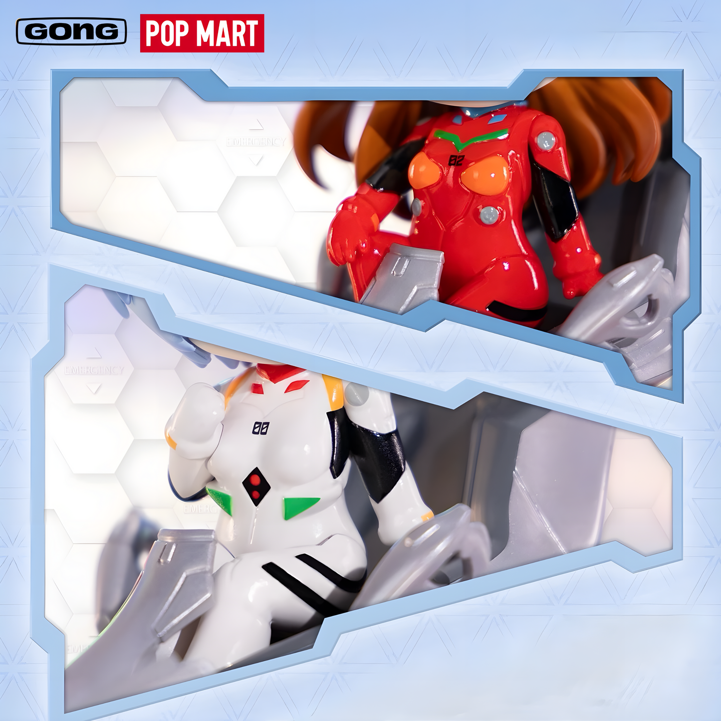 GONG x POP MART - Evangelion Pilot Series Figures Blind Box
