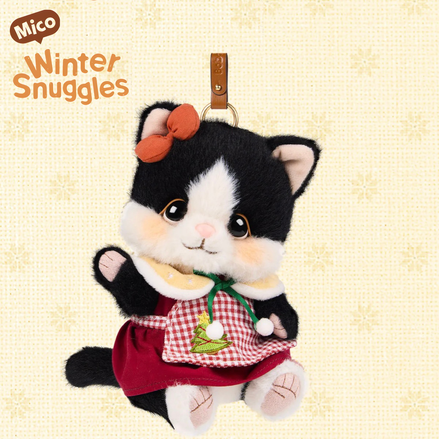 Bobo Nuts Mico Winter Snuggles Series Plush Pendant