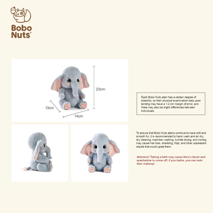 Bobo Nuts Rubii Elephant The Good Night Town Series Plush Toy