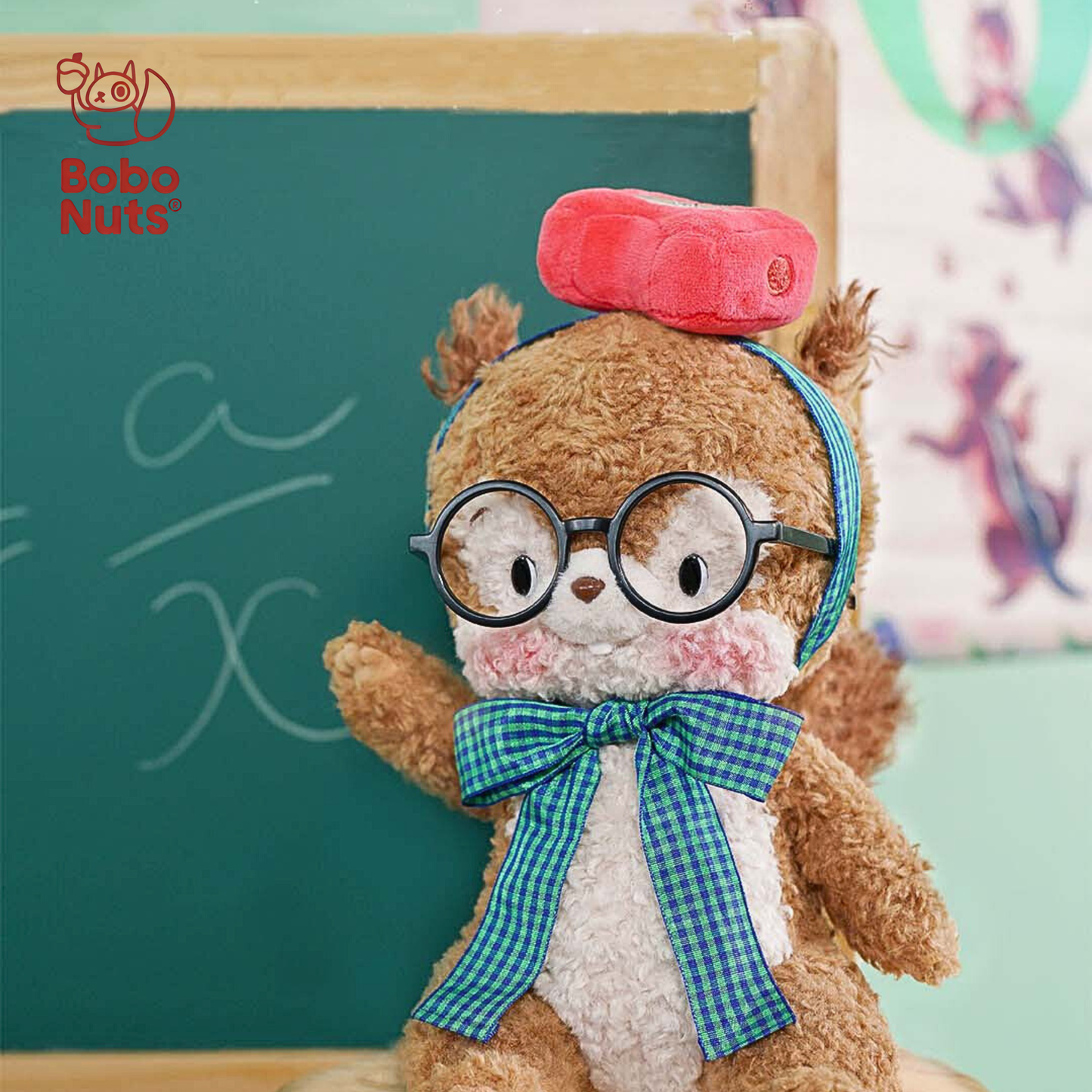 Bobo Nuts Bobotta Squirrel The Study Club Series Plush Toy