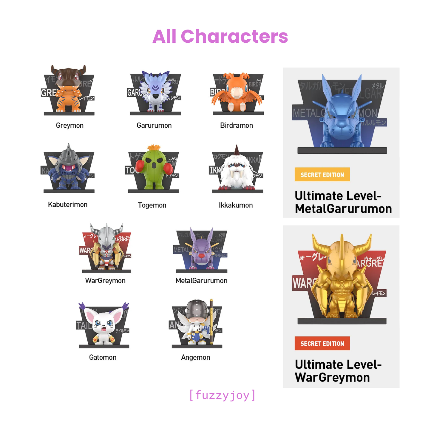 POPMART Digimon Adventure Fridge Magnet Series Figures