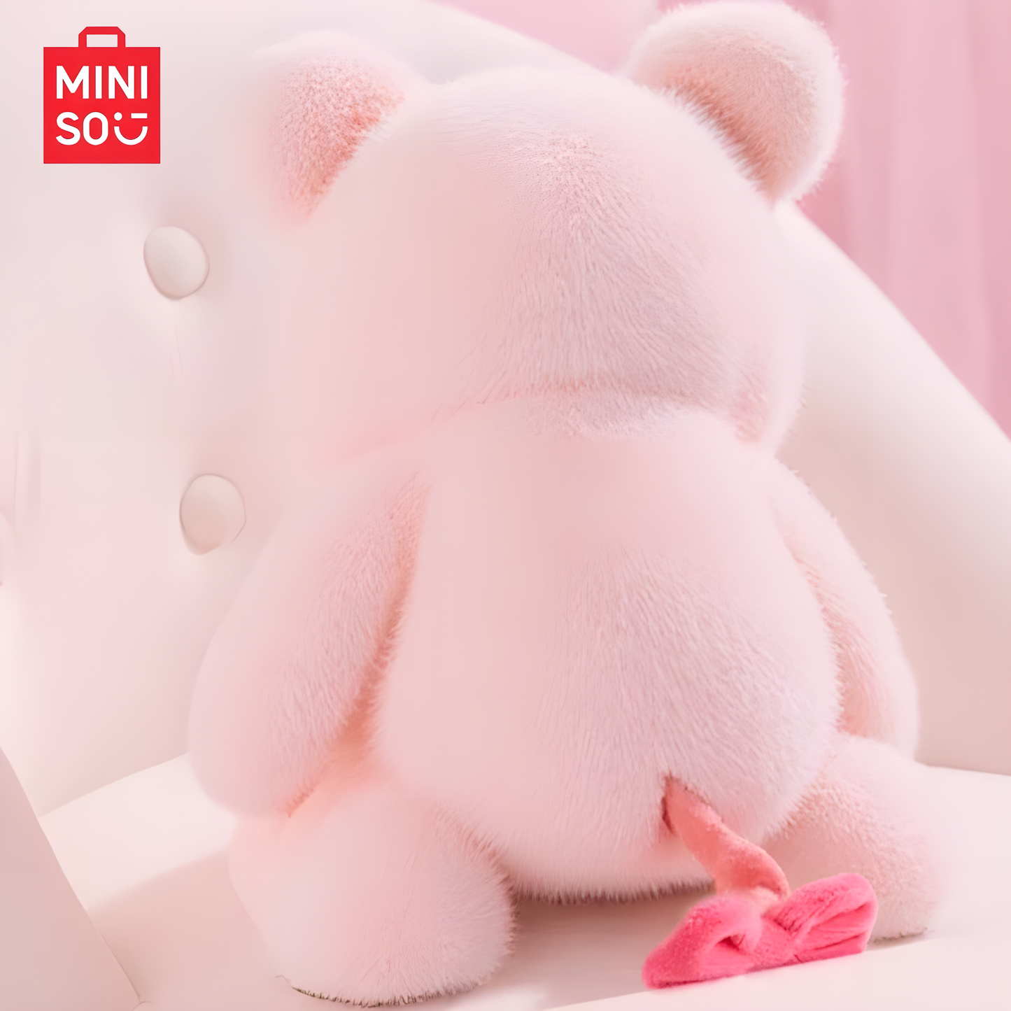 MINISO Polissy Pig Sitting Plush Doll
