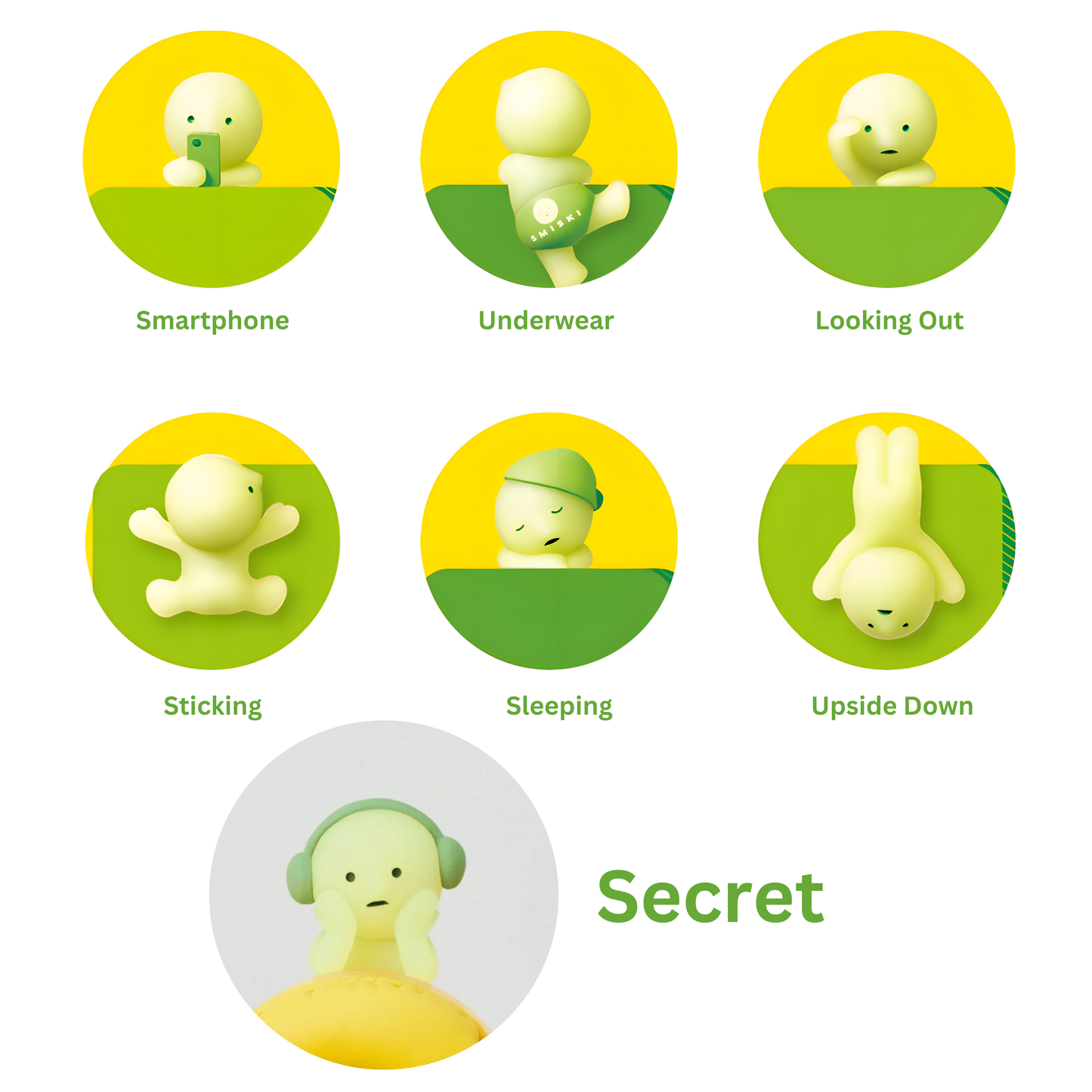 SMISKI Hippers Decorative Mini Figures Blind Box