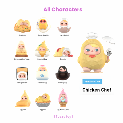 PUCKY Egg Beanie Series Figures