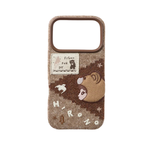 Hirono Road Journal Series-Knitted Phone Case