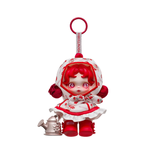 SKULLPANDA Amid Flowers Plush Doll Pendant