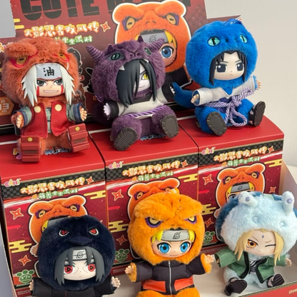 TOPTOY - Naruto Cute Beast Party 2 Series Pendant Plush Blind Box