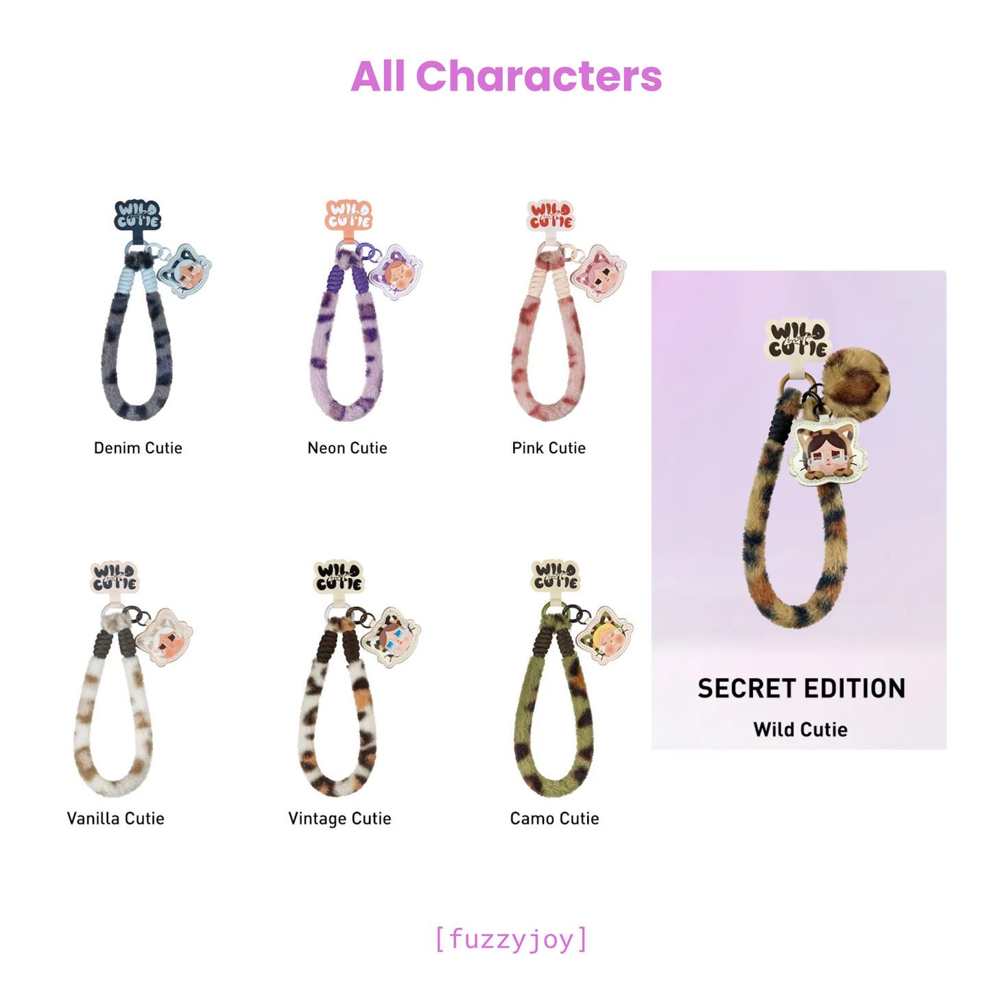 CRYBABY Wild but Cutie Phone Charm Blind Box