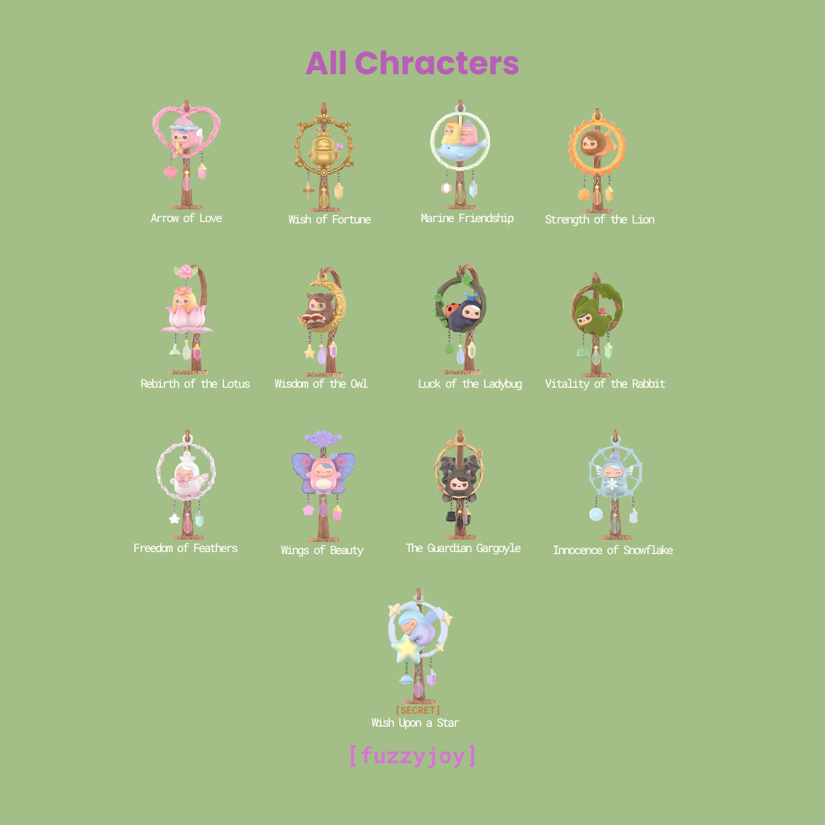 PUCKY Dreamy Wishes Series Figures Blind Box