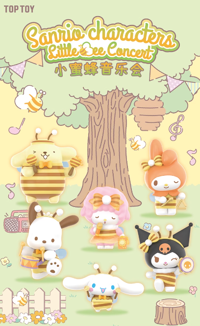 SANRIO CHARACTERS Little Bee Concert Blind Box by TOPTOY