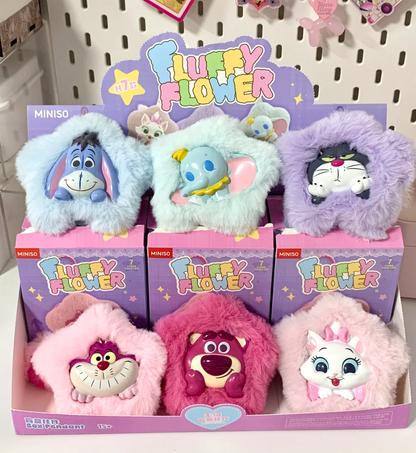 MINISO Disney Fluffy Flower Box Pendant Blind Box
