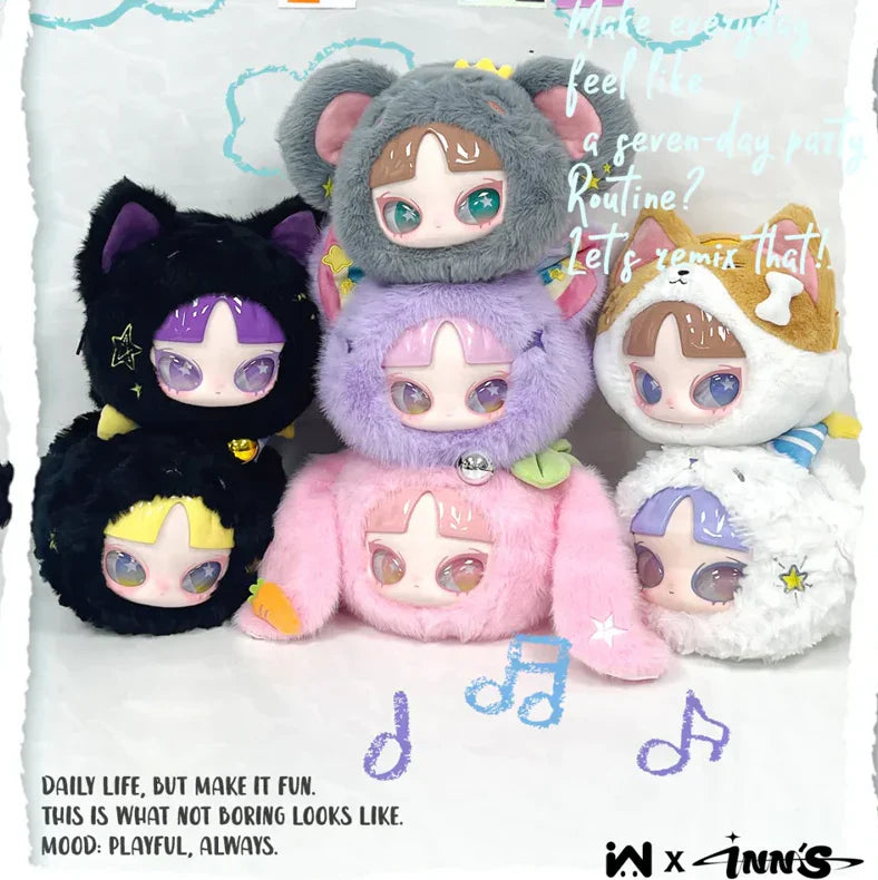 [PREORDER] INN'S - LET'S PARTY! Plush Keychain Blind Box