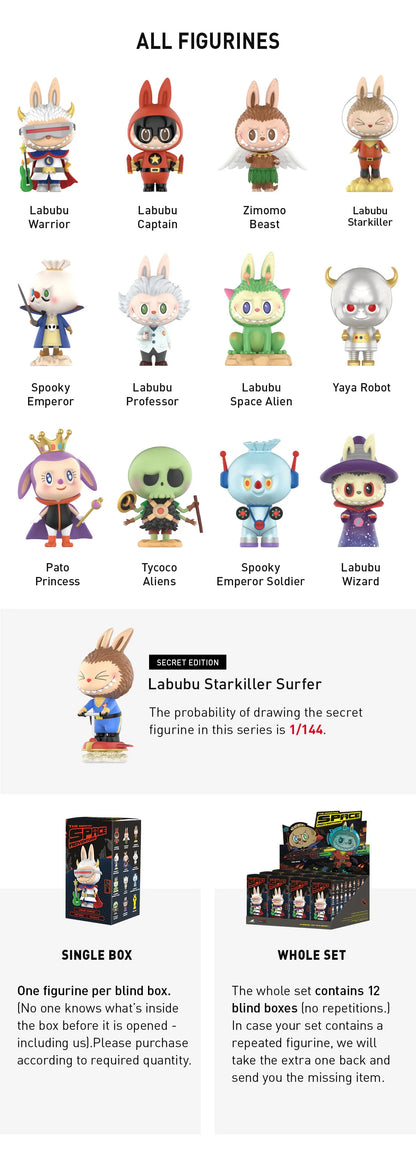 POP MART The Monsters Space Adventures Blind Box