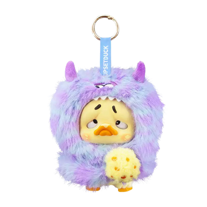 1983 UPSET DUCK Colorful Player Duck Plush Keychain Blind box