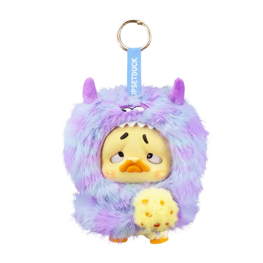 1983 UPSET DUCK Colorful Player Duck Plush Keychain Blind box