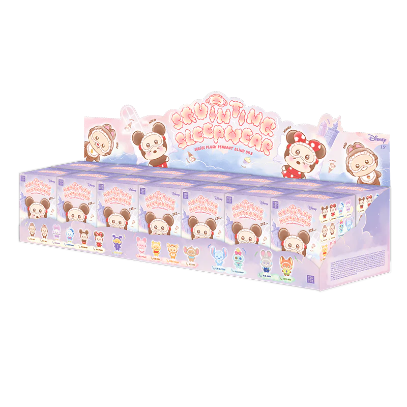 TOPTOY Disney Squinting Sleepwear Series Plush Pendant Blind Box