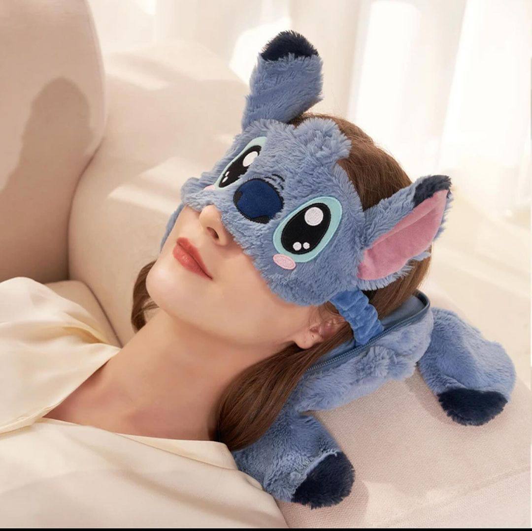 Disney 2-in-1 Neck Pillow + Eye Mask