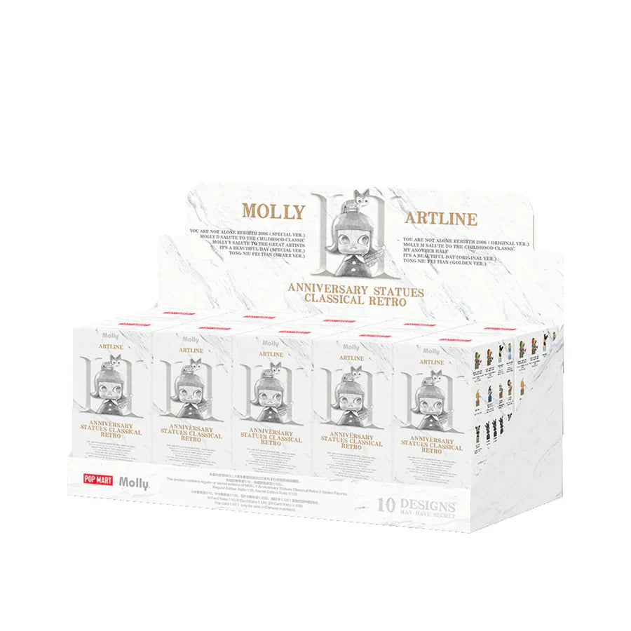 Molly Anniversary Statues Classical Retro 2 Blind Box